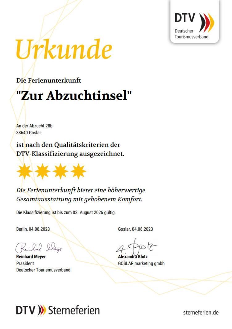 Ferienhaus Zur Abzuchtinsel ゴスラー エクステリア 写真